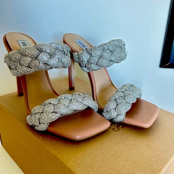 Steve Madden Kenley rhinestone heel sandal - Picture 2 of 3